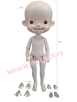 1/6 Q-кукла baby bjd xiaodaodan, игрушка из смолы, подарок на день рождения, макияж