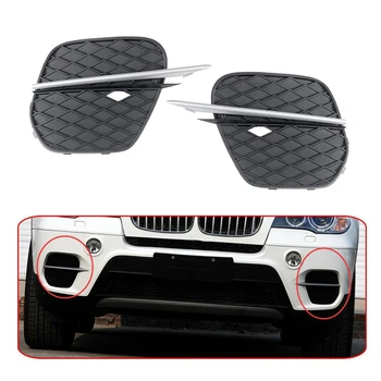 1 Пара Накладок Решетки радиатора Переднего бампера для BMW X5 E70 2011-2013 51117222859 51117222860