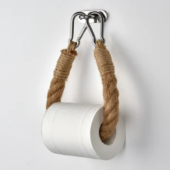1 шт. вязаное полотенце в винтажном стиле, подвесная веревка, держатель для туалетной бумаги, декор для ванной комнаты