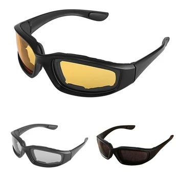 1 шт. мотоциклетные очки Армейские поляризованные солнцезащитные очки для охоты, стрельбы, страйкбола, защита глаз для мужчин, Ветрозащитные мото-очки