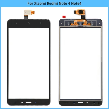 10 Шт. Для Xiaomi Redmi Note 4 Панель Сенсорного Экрана Дигитайзер Сенсор ЖК-Дисплей Переднее Стекло Для Redmi Note 4 Замена Сенсорного Экрана