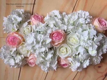 10 шт./лот Арка из искусственных шелковых роз украшает свадебную цветочную дорожку украшение сцены свадебным цветком TONGFENG