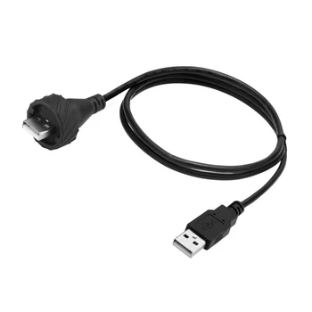 100 шт./компл. 2 м штекерный кабель Промышленные разъемы USB2.0 для монтажа на панели USB-разъем для передачи данных Удлинительный кабель адаптер