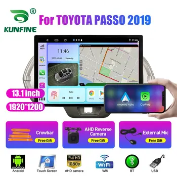 13,1-дюймовое автомобильное радио для TOYOTA PASSO 2019, автомобильный DVD, GPS-навигация, Стерео, Carplay, 2 Din, Центральная мультимедиа, Android Auto