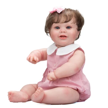 20-дюймовые куклы-Реборн, реалистичная силиконовая кукла Bebe, новорожденная девочка, кукла Коди, 3D картина с видимыми венами