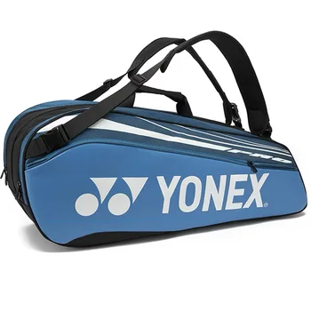 2021 Роскошная сумка для теннисных ракеток YONEX Максимум на 6 ракеток С отделением для обуви для мужчин Для хранения всех аксессуаров для тенниса