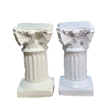 20шт Миниатюрные фигурки римской колонны Декоративные Мелкие украшения поделки из смолы Миниатюрные аксессуары для сказочного сада