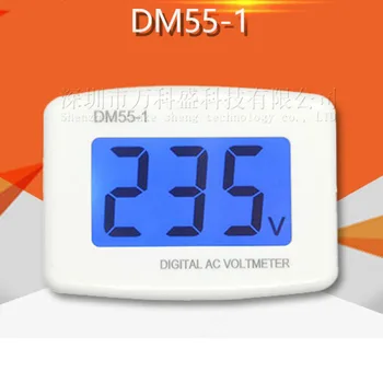 30 шт. Измеритель переменного тока, Тип вилки Dm55-1 110 В-220 В, Цифровой Вольтметр с ЖК-цифровым дисплеем переменного тока