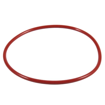 4X Красных силиконовых уплотнительных кольца Дерево 110 мм X 104 мм X 3,5 мм