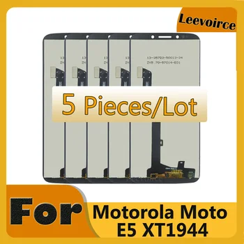 5 шт./лот Для Motorola E5 XT1944 XT1944-4 XT1944-2 ЖК-дисплей С Сенсорным Экраном Дигитайзер В Сборе Замена для Moto E5 LCD