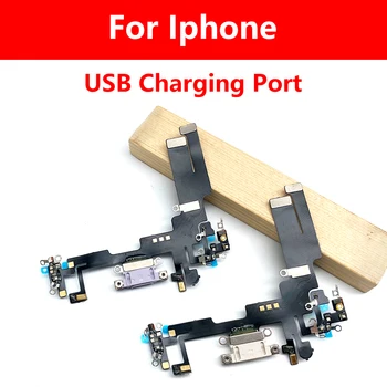 5 шт./лот Новое для Iphone 14 USB зарядное устройство Порт зарядки Док-станция Соединительная плата Гибкий кабель с инструментами Запасные части