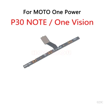 50 шт./лот для Motorola MOTO One Power P30 NOTE/One Vision Кнопка включения/выключения звука Кнопка регулировки громкости Гибкий кабель