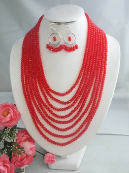 8 рядов, 6 мм, хрустальное ожерелье, цепочка с цветочными пуговицами, для женщин, для банкета, для девочек, 18-20 