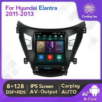 Android 11 8-ядерный 8 + 128 Г DSP RDS IPS экран AV-Ootput Carplay Auto для Hyundai Elantra (2011--2016) GPS навигационная система