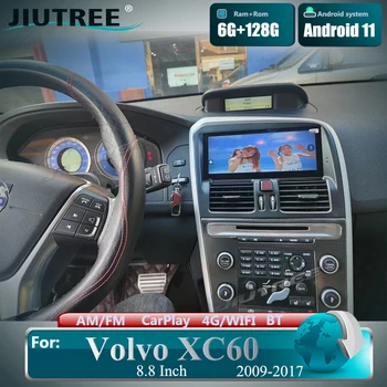 Android 11 Автомобильный Радиоприемник для Volvo XC60 2009 2010 2011-2017 DVD Мультимедийный Видеоплеер Стерео Автонавигация GPS 4G WIFI Головное Устройство