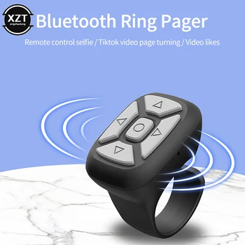 Bluetooth-совместимый пальчиковый видеоконтроллер, устройство для перелистывания страниц для коротких видеороликов, кольцевой пульт дистанционного управления мобильным телефоном
