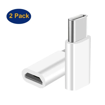 DIGIZULU 2 pack Конвертер Micro USB Female в Type C Male Для Зарядки И Синхронизации Данных OTG Адаптер для Macbook Samsung Galaxy Huawei