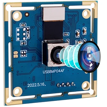 ELP AF Автофокус USB Модуль Камеры 8MP IMX179 Бесплатный Драйвер UVC Plug and Play Веб-камера для Сканирования документов, Фотосъемки