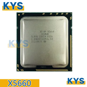 Intel Для Xeon X5660 X5 660 2,8 ГГц шестиядерный Двенадцатипоточный процессор 12M 95W LGA 1366