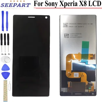 IPS LCD для Sony Xperia X8 ЖК-дисплей с цифровым преобразователем сенсорного экрана в сборе для Sony X8 ЖК-дисплей