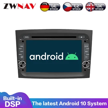 IPS Экран DSP Android 10 4 + 64 ГБ Автомобильный GPS Радио DVD-Плеер Для Fiat Doblo 2016 2017 2018 2019 2020 Аудио Видео Мультимедиа 2 DIN