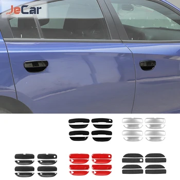 JeCar ABS Украшение внешней дверной ручки автомобиля Наклейки на крышку для Dodge Charger 2015 Up Внешние аксессуары