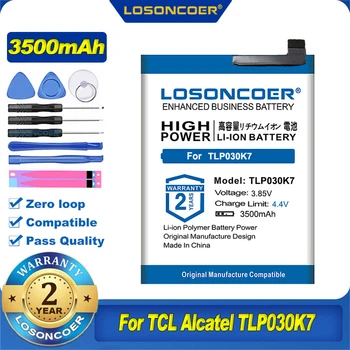 LOSONCOER 3500 мАч Аккумулятор Для телефона TLP030K7 Для TCL Alcatel 1S 2019 5024D 5024A 5024J