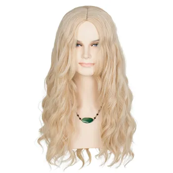 Miss U Hair Длинный волнистый светлый парик Сары для женщин, костюм для Хэллоуина, Парик