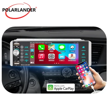 PolarLander Carplay/Android Auto MP5 3-USB Сенсорный Экран FM MP4 Автомобильный Мультимедийный плеер Bluetooth 5,1 дюйма 1 Din Mirrorlink