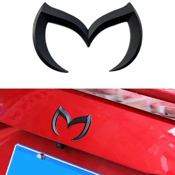Red Evil M Логотип Эмблема Значок Наклейка для Mazda Все модели кузова автомобиля Наклейка на задний багажник Наклейка Паспортная Табличка Декор Аксессуары