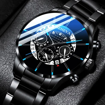 Relogio Masculino Mode Herren Edelstahl Uhren Luxus Manner Business Kalender Quarz Armbanduhr Mann Uhr Montre Homme