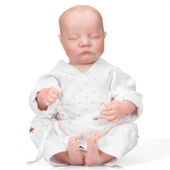SANDIE19inches Levi Силиконовая кукла Bebe для всего тела, кукла Реборн, Мягкая на ощупь, Тело мальчика или девочки, Ручная роспись новорожденного ребенка