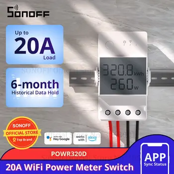 SONOFF Pow R3 20A WiFi Переключатель С Измерением Энергопотребления WiFi Power Switch Smart Wifi Switch Controller Работает с Alexa