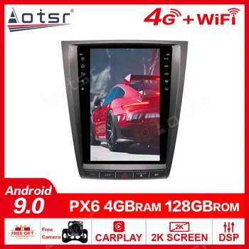 Tesla style px6 Android 9,0 4 + 128 Г Автомобильный GPS Navi автомобильный без DVD-плеера для Lexus GS GS300 GS460 GS450 GS350 радио автоматическое головное устройство