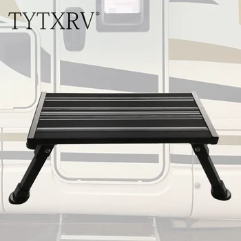 TYTXRV Алюминиевый Складной Табурет Нескользящий антикоррозийный Складной табурет для ног с высоким весом, несущий табурет, аксессуары для кемпинга caravan
