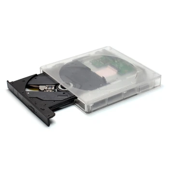 USB 3.0 DVD-ридер плеер Оптический привод Прозрачное внешнее устройство записи
