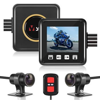 VSYS P6F Pro 2-Канальный Видеорегистратор для мотоцикла WiFi Moto Camera Recorder Режим Парковки Спереди и Сзади SONY Starvis 1080P Водонепроницаемый Видеорегистратор