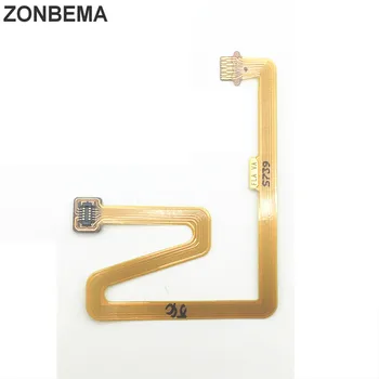 ZONBEMA 10шт Кнопка возврата отпечатков пальцев домой, ключевой сканер Touch ID, ленточный гибкий кабель для Huawei Y9 2018 Enjoy 8 Plus