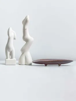 Абстрактное украшение для девушки художественная скульптура модель гостиничной виллы прикроватный журнальный столик креативное украшение