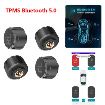 Автомобильные Датчики давления в шинах TMPS Мотоциклетные TPMS Bluetooth-Совместимая Система Контроля Давления В шинах Внешний Датчик Android/IOS
