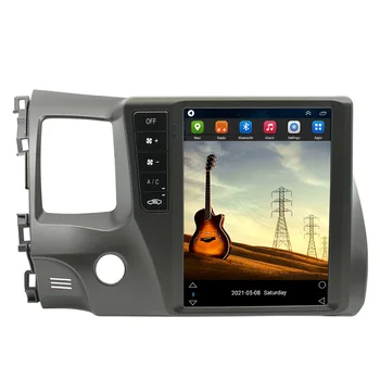 Автомобильный DVD-плеер Android в стиле 9,7 ‘2.5 D Tesla, GPS-навигация для Honda civic, 2016-2011, радио, стереозвук, авто