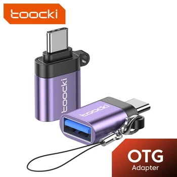 Адаптер Toockiotg USB To Type C Micro USB Type C для Macbook Samsung S20 Разъем Xiaomi USBC OTG
