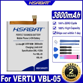 Аккумулятор HSABAT VBL-05 3800 мАч для аккумуляторов VERTU VBL-05