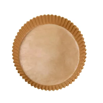 Аэрофритюрница оптом Специальная бумажная тарелка круглая из пищевой промокательной бумаги для масла Принадлежности для выпечки