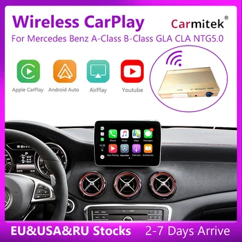 Беспроводной CarPlay для Mercedes Benz A-Class W176 B-Class W246 CLA GLA 2013-2015, с функциями зеркальной связи AirPlay Car Play