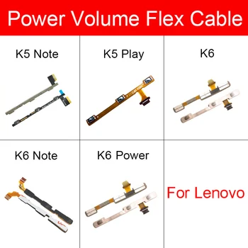 Боковая Кнопка Включения/Выключения Громкости Питания Гибкий Кабель Для Lenovo Vibe K5 K6 Note Power K52e78 A7020 K53a48 K5Play Power Volume Гибкая Лента