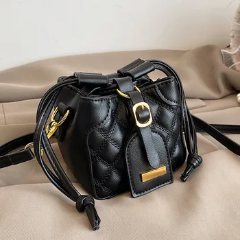 Брендовая Дизайнерская клетчатая стеганая женская сумка через плечо, модная сумка через плечо с замком, сумочка с клапаном, тренд 2022 года