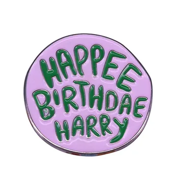 Брошь с тортом Гарри на День Рождения и эмалевая булавка, нагрудный значок из коллекции фанатов Magic School, подарки