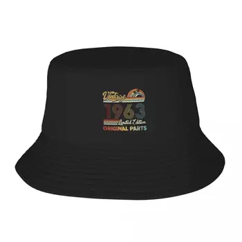 Винтаж 1963 года, Ограниченная серия оригинальных деталей, шляпа рыбака для взрослых, шляпы Боба, Мужские Женские кепки, шляпа рыбака Для девочек, Шляпа для мальчиков