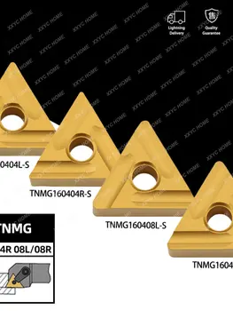Высококачественная Твердосплавная пластина TNMG160404R-S TNMG160404L-S YT6020 Внешние Токарные Инструменты Металлические Токарные инструменты TNMG